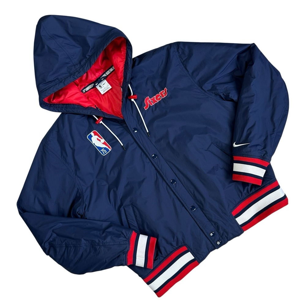 Nike x NBA Navy Hooded Windbreaker Jacket